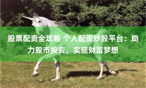 股票配资全攻略 个人配资炒股平台：助力股市投资，实现财富梦想